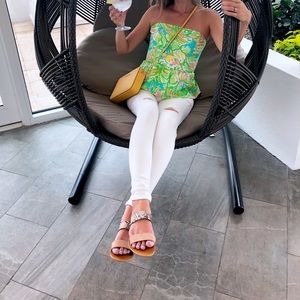 🌸Lilly Pulitzer🌸 Shandy strapless peplum top